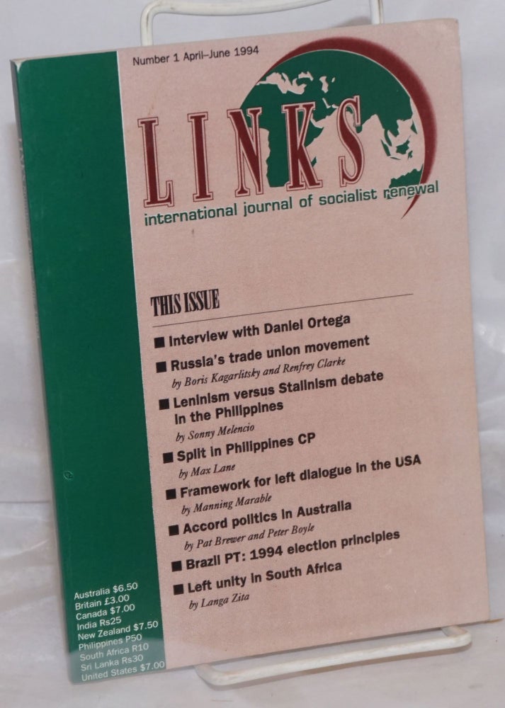 Cat.No: 256705 Links: international journal of socialist renewal [No. 1, April-June 1984]
