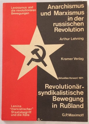 Cat.No: 256716 Marxismus und Anarchismus in der russischen Revolution [with]...