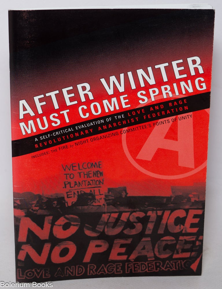 Cat.No: 256777 After Winter Must Come Spring: A Self-Critical Evaluation of the