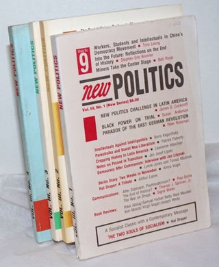 Cat.No: 256838 New politics; a journal of socialist thought. Vol. 3, No. 1-4 (New Series...