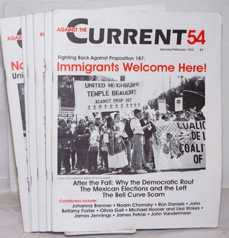 Cat.No: 256850 Against the Current [6 issues of the magazine]. Johanna Brenner, eds.