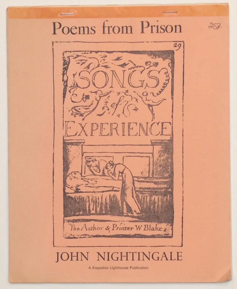 Cat.No: 256941 Poems from prison. John Nightingale.
