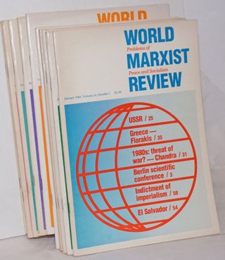 Cat.No: 257042 World Marxist Review: Problems of peace and socialism. Vol. 24, nos. 1-12...