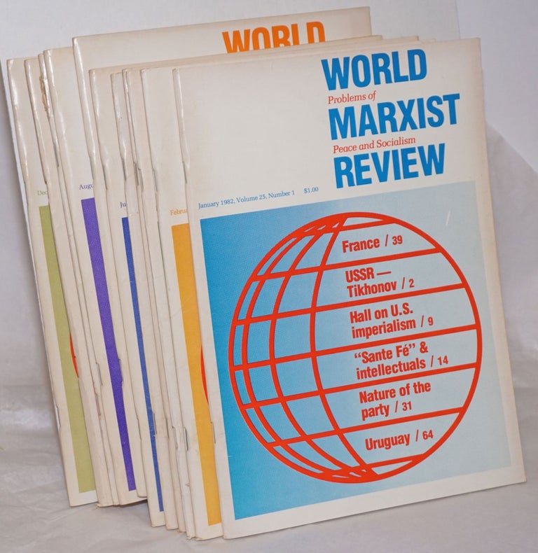 Cat.No: 257044 World Marxist Review: Problems of peace and socialism. Vol. 25, nos. 1-12 for 1982