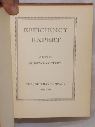 Efficiency expert, a poem