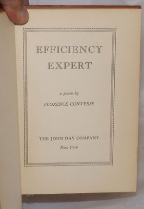 Efficiency expert, a poem