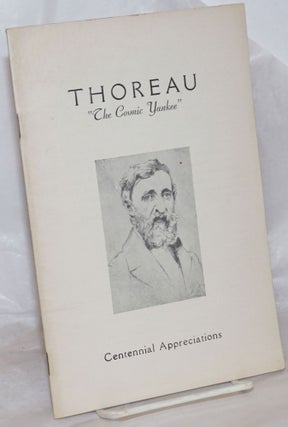 Cat.No: 257085 Thoreau: "The Cosmic Yankee". Centennial appreciations