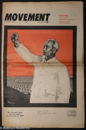 Cat.No: 257124 The Movement: Vol. 5, No. 9 (October 1969). Joseph Blum, Arlene Eisen...
