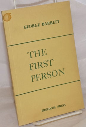 Cat.No: 257268 The First Person. George Barrett