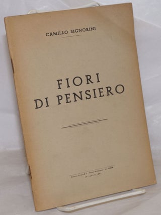 Cat.No: 257279 Fiori di Pensiero. Camillo Signorini