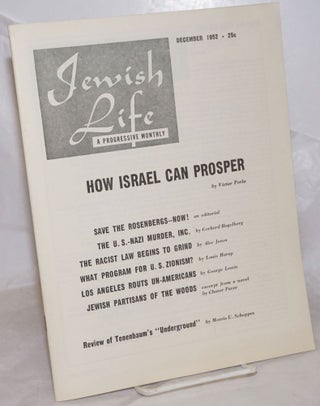 Cat.No: 257350 Jewish Life [1952, Dec, Vol. 7, No. 2 (74)]. Paul Novik Moses Miller, eds,...