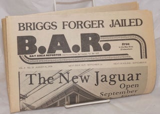 Cat.No: 257380 B.A.R. Bay Area Reporter: vol. 8, #18, August 31, 1978: Briggs Forger...