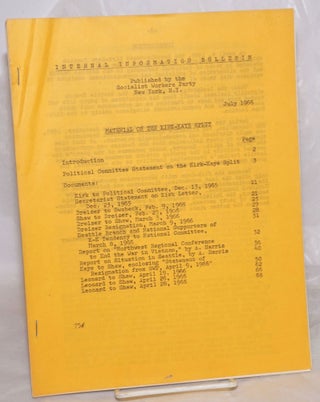 Cat.No: 257626 Internal Information Bulletin, Jul 1966