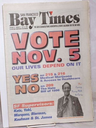 Cat.No: 257689 San Francisco Bay Times: the gay/lesbian/bi/trans newspaper & calendar of...
