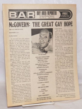 Cat.No: 257757 B.A.R. Bay Area Reporter: the catalyst for all factions of the Gay...