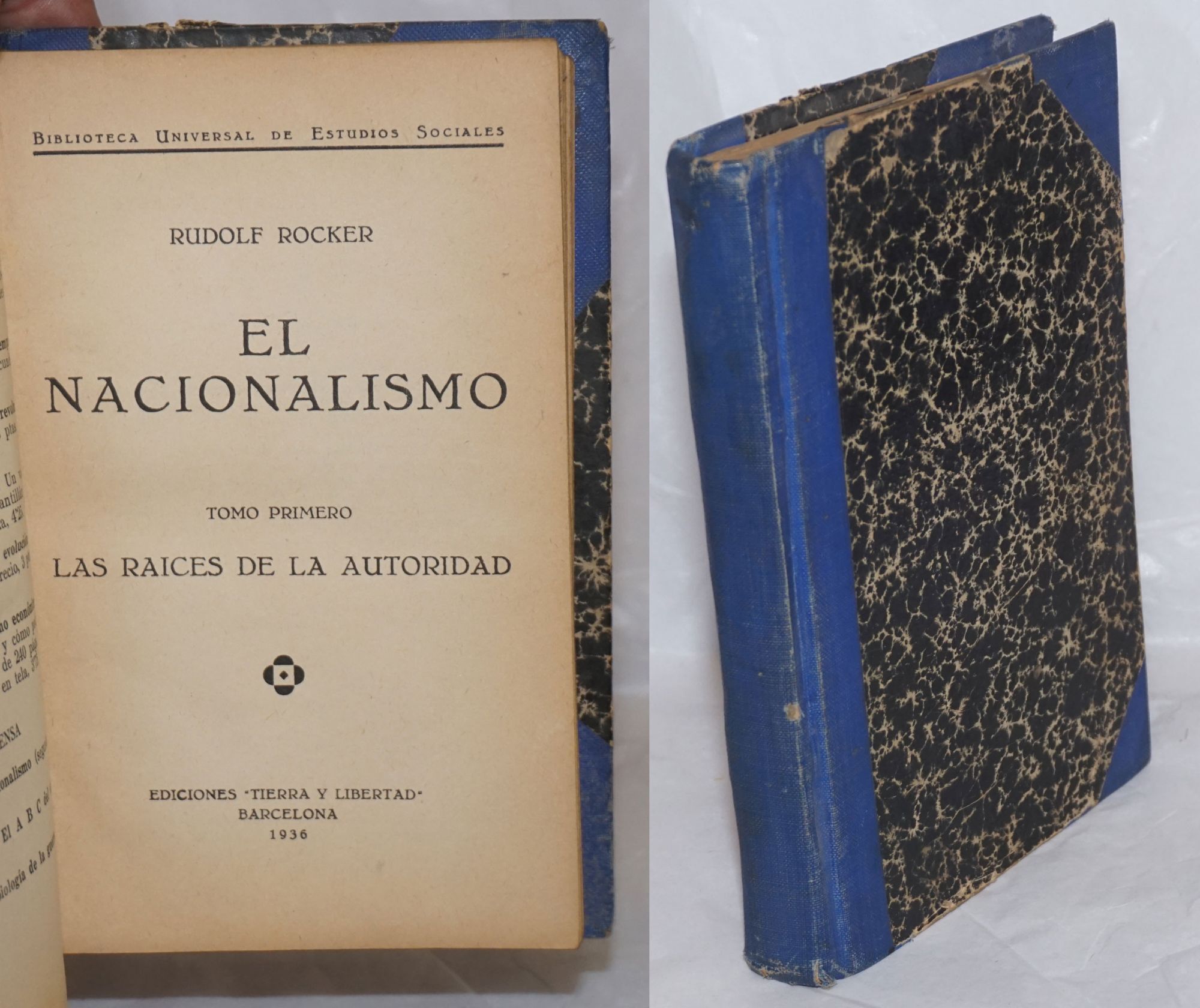 Federalism Rudolf Rocker El Nacionalismo: Tomo Primero: Las Raices de la Autoridad | Rudolf Rocker