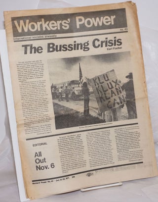 Cat.No: 257799 Workers' Power, No. 43, Oct 15-28, 1971 International Socialist biweekly....