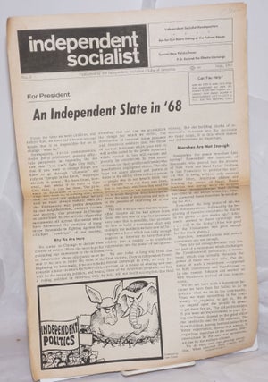 Cat.No: 257811 Independent Socialist, No. 3, Sep 1967. Hal Draper, ed Kim Moody