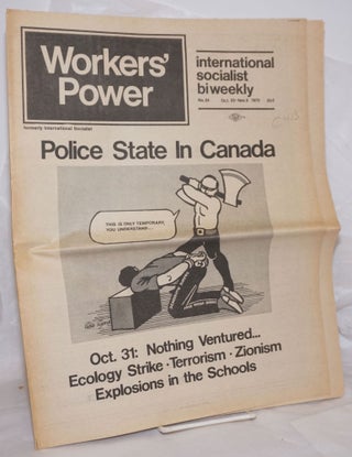 Cat.No: 257813 Workers' Power, No. 24, Oct 23-Nov 5, 1970 International Socialist...
