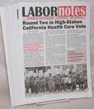 Cat.No: 257889 Labor Notes [9 issues]. Jane Slaughter