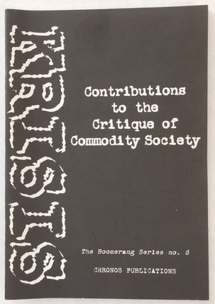 Cat.No: 257990 Contributions to the critique of commodity society. Krisis