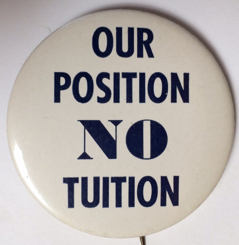 Cat.No: 258087 Our position NO tuition [pinback button]