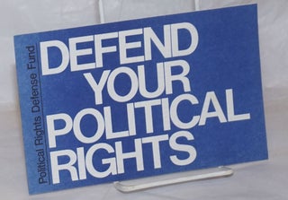 Cat.No: 258303 Defend your political rights. Political Rights Defense Fund
