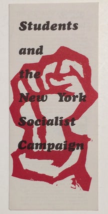 Cat.No: 258329 Students and the New York Socialist Campaign