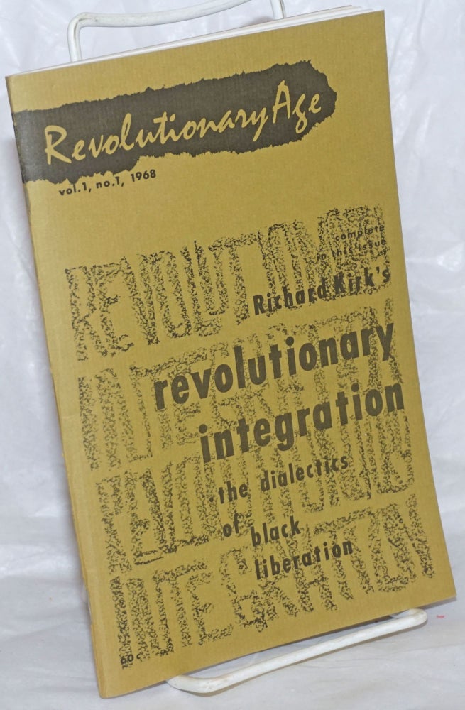 Cat.No: 258478 Revolutionary Age, vol. 1, no. 1, 1968. Freedom Socialist Party.