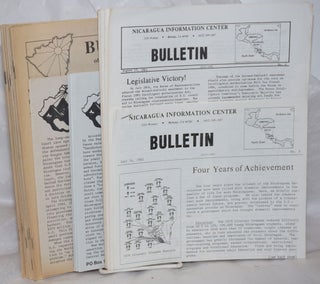 Cat.No: 258524 Nicaragua Information Center Bulletin [29 issues