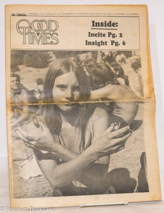 Cat.No: 258563 Good Times: [formerly SF Express Times] vol. 2, #34, September 4, 1969:...