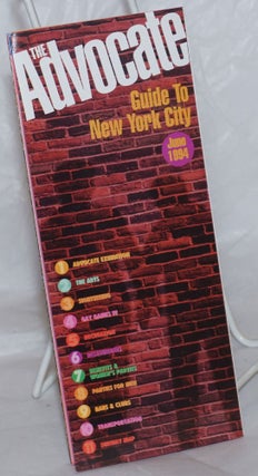 Cat.No: 258851 The Advocate Guide to New York City June 1994 [brochure