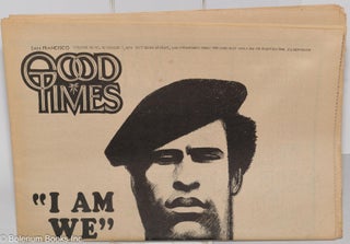 Good Times: vol. 3, #31, August, 7, 1970: Huey P. Newton "I am we" cover & Huey Newton Poster centerfold