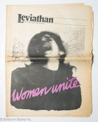 Cat.No: 259093 Leviathan: vol. 2 #1, May 1970: Women Unite. Waltraud Ireland, Andrea...