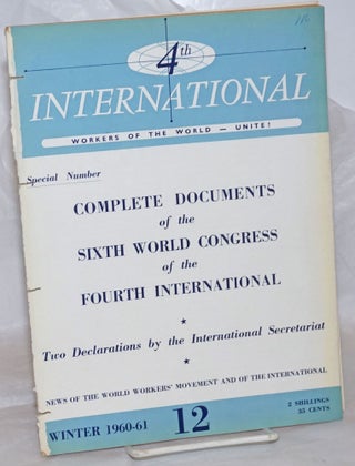 Cat.No: 259155 4th International [1960-61, Winter, No. 12] Workers of the World Unite