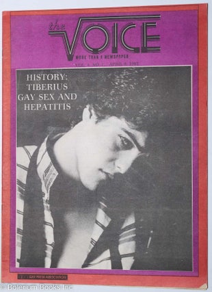 Cat.No: 259164 The Voice: more than a newspaper; vol. 4, #7, April 9, 1982: History:...