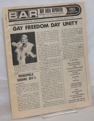 Cat.No: 259242 B.A.R. Bay Area Reporter: the catalyst for all factions of the gay...