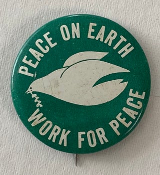 Cat.No: 259275 Peace on Earth / Work for Peace [pinback button