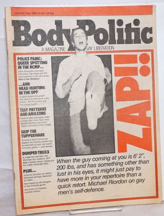 Cat.No: 259307 The Body Politic: a magazine for gay liberation; #63, May, 1980; Zap!! Gay...
