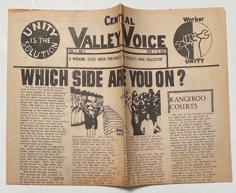 Cat.No: 259383 Central Valley Voice: vol. 1 no. 3 (April 1-15, 1972)
