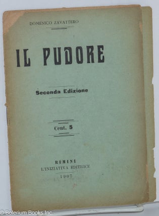 Cat.No: 259468 Il Pudore. Domenico Zavattero