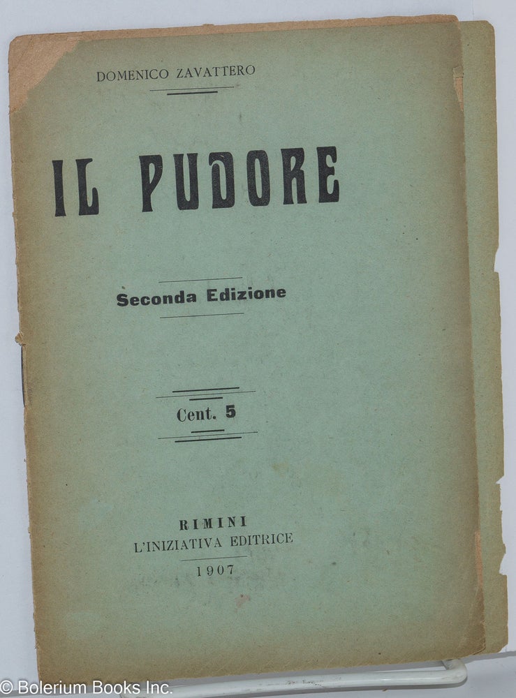 Cat.No: 259468 Il Pudore. Domenico Zavattero.
