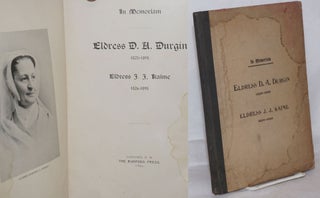 Cat.No: 259655 In Memoriam, Eldress D.A. Durgin, 1825-1898, Eldress J.J. Kaime,...