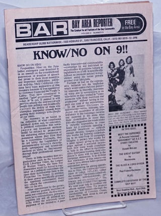 Cat.No: 259808 B.A.R. Bay Area Reporter: the catalyst for all factions of the gay...