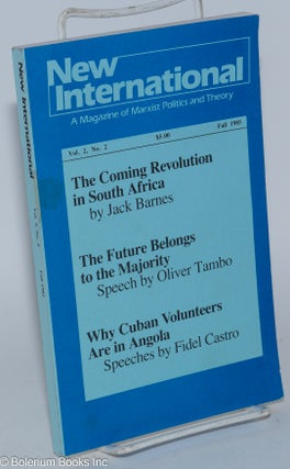 Cat.No: 259982 New international: a magazine of marxist politics and theory. Vol. 2, No.2...