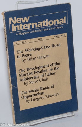 Cat.No: 260011 New international: a magazine of marxist politics and theory. Vol. 1, No.2...