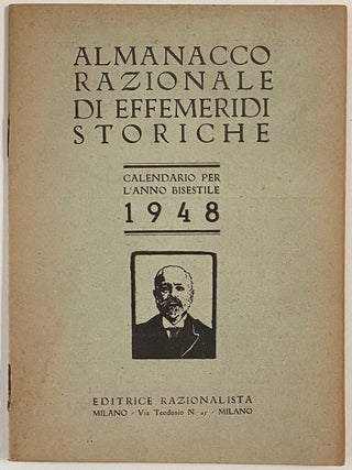 Cat.No: 260020 Almanacco razionale di effemeridi storiche. Calendrio per l'anno bisestile...