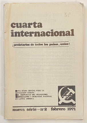 Cat.No: 260103 Cuarta Internacional. Nueva Serie- No. 2 (Feb. 1971
