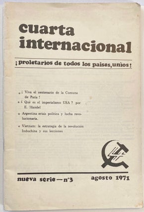 Cat.No: 260104 Cuarta Internacional. Nueva Serie- No. 3 (Aug. 1971