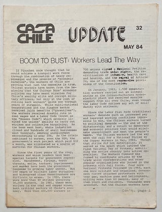 Cat.No: 260268 Casa Chile Update. 32 (May 1984